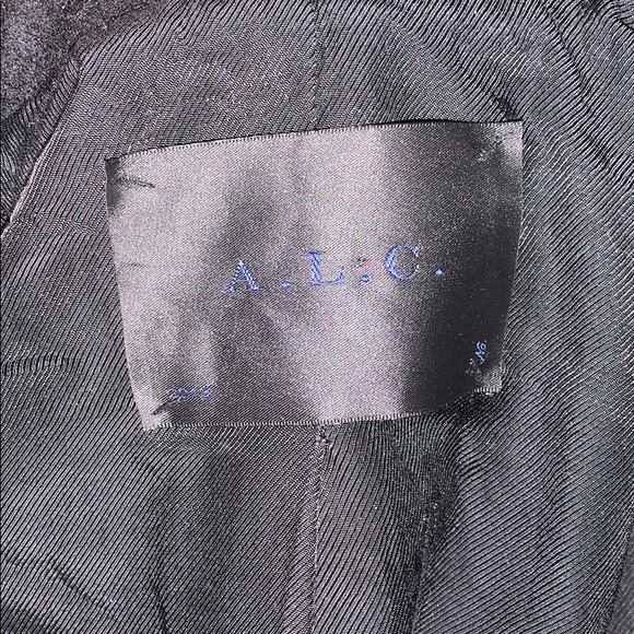 🐆RARE A.L.C. Leopard Calf Hair Lthr Motorcycle Jacket - Picture 6 of 7